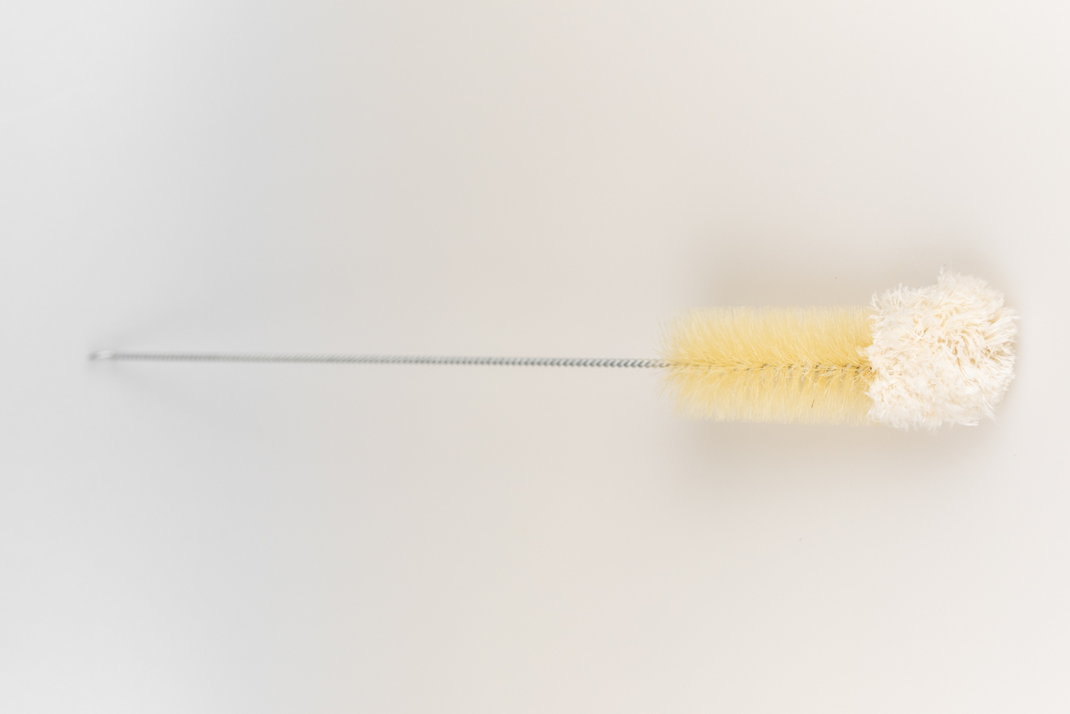 Flaschenbürste Baumwollkopf lang